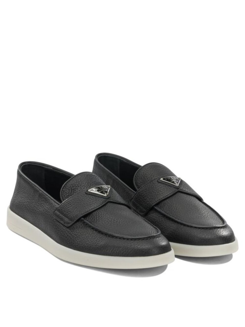 Prada Leather Loafers UK 8 Men - Picture 2 of 5